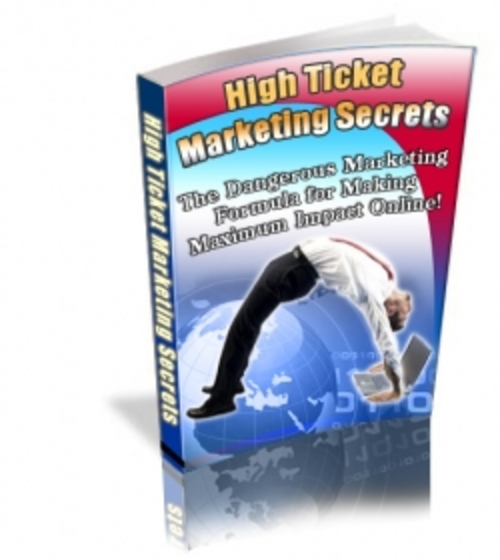 Product picture HIGH TICKET MARKETING SECRETS
